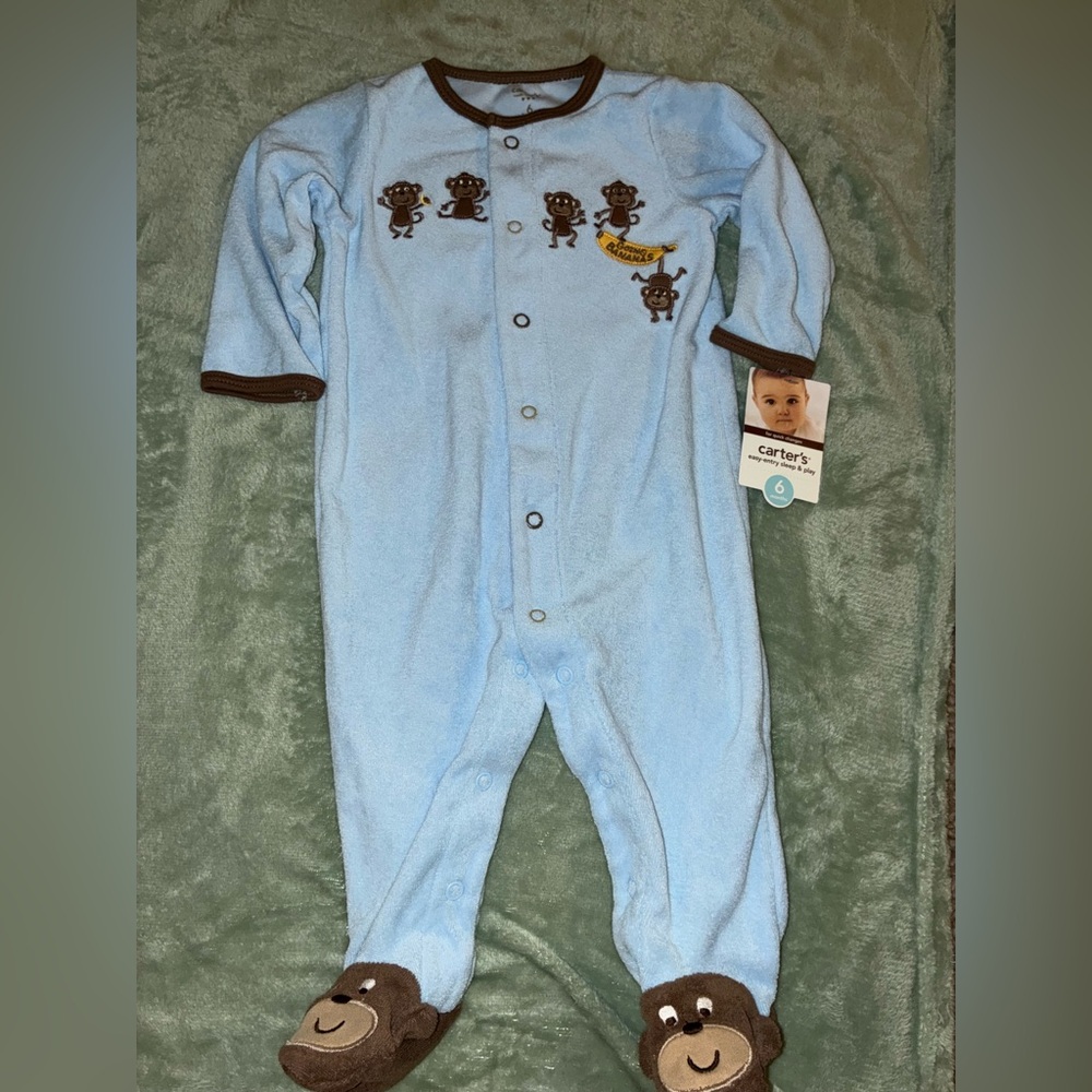 Carter’s easy Sleep and Play onesie